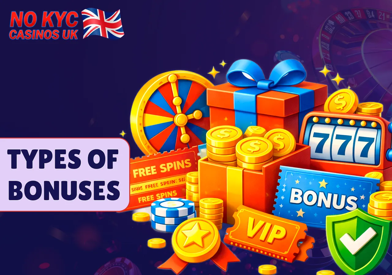 Bonuses at No KYC casinos often feature simple terms and transparent rules.